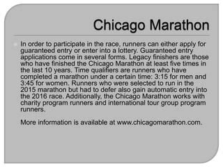 chicago marathon defer entry.